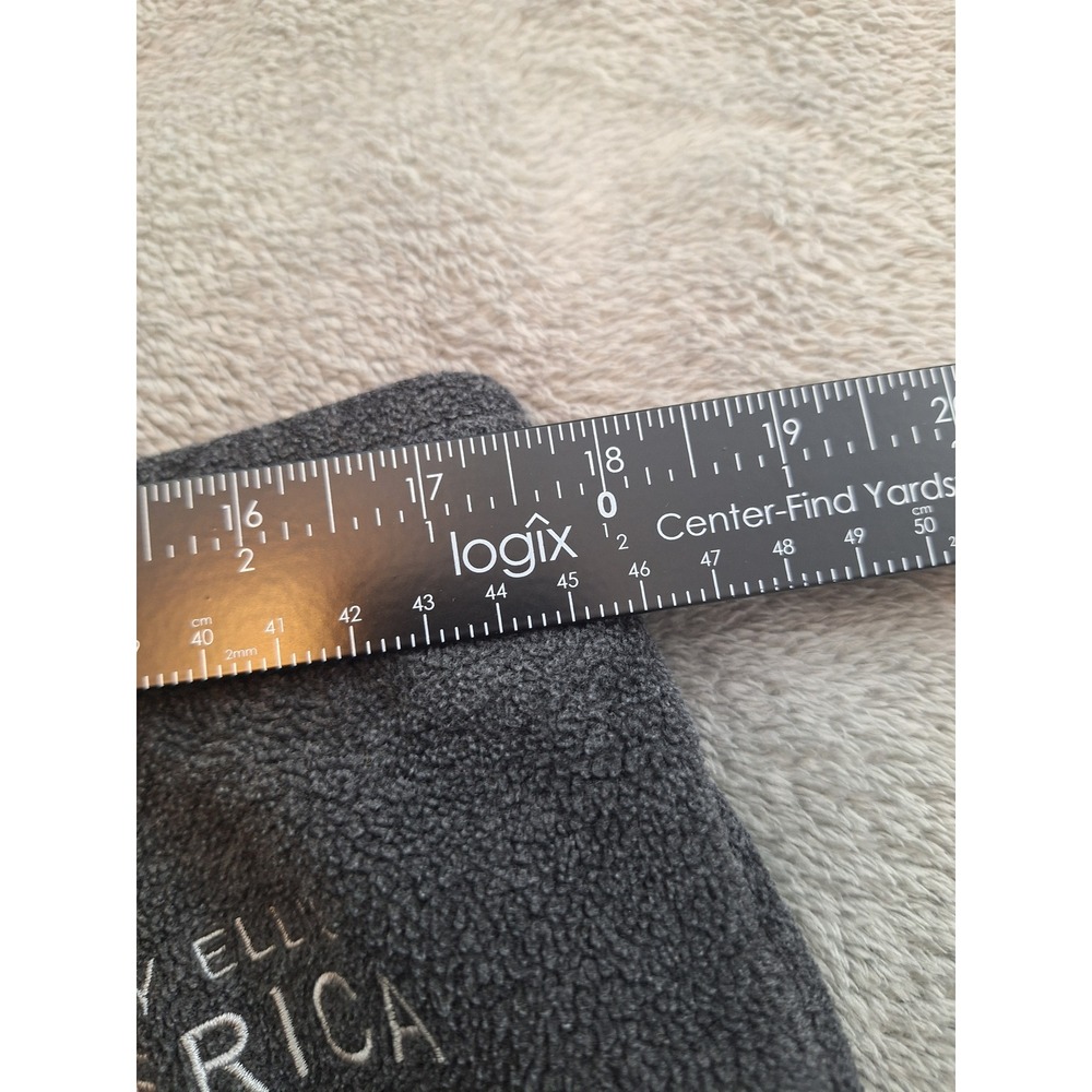Perry Ellis America Active Mens Fleece Sweatpants Gray Drawstring Ankle Zip L - Picture 8 of 9
